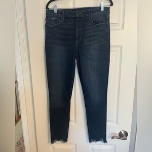 Joe's Jeans High Rise Skinny Ankle Frayed Jeans